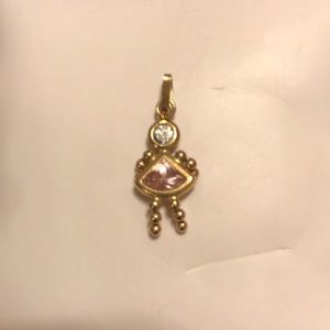 Little Girl 14KT Italian Gold Pendant